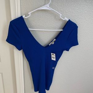 Express V-neck top